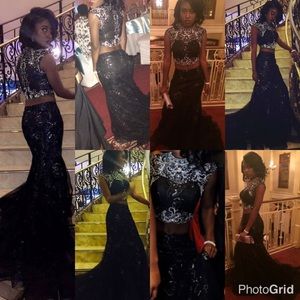 Alyce Paris Two Piece Prom Dress